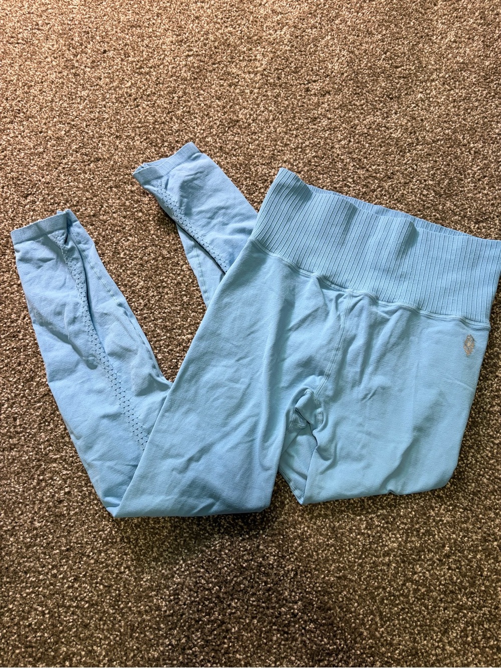 Free People Blue Leggings